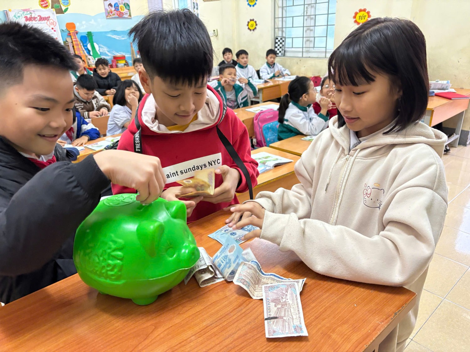 PHONG TRÀO NUÔI HEO ĐẤT NĂM HỌC 2025 – 2026                                   TRƯỜNG TIỂU HỌC TÔ VĨNH DIỆN