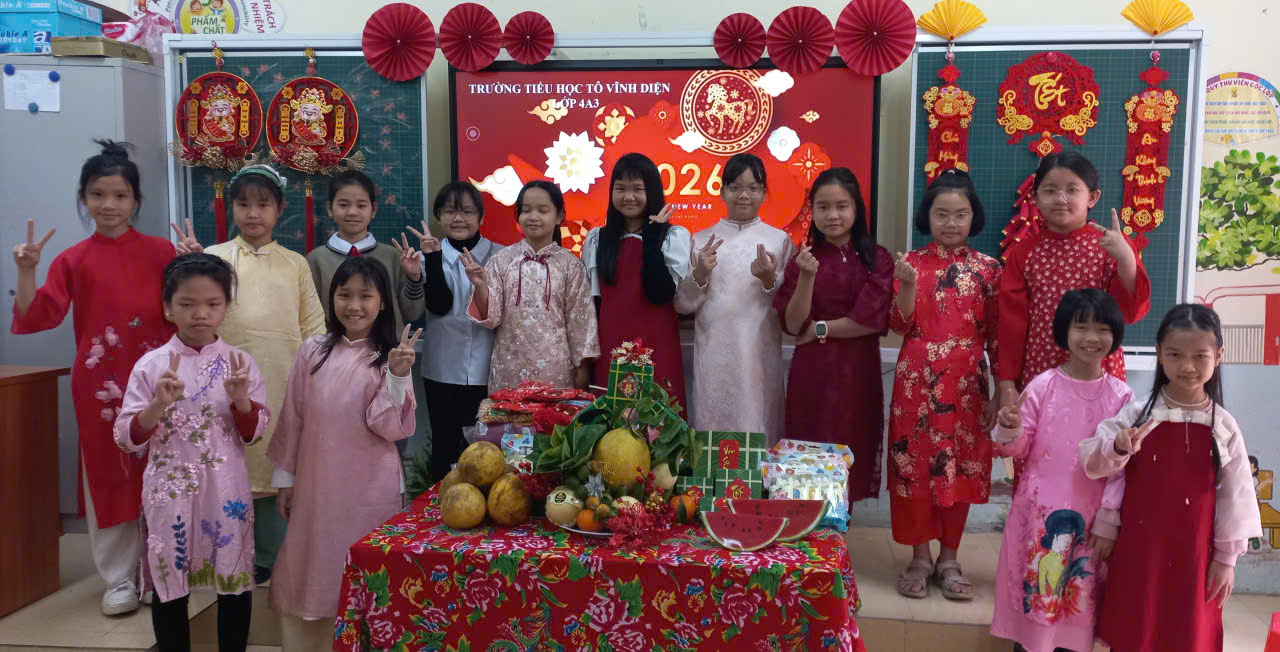 TRƯỜNG TIỂU HỌC TÔ VĨNH DIỆN: RỘN RÀNG HOẠT ĐỘNG TRẢI NGHIỆM “XUÂN YÊU THƯƠNG NĂM 2026”