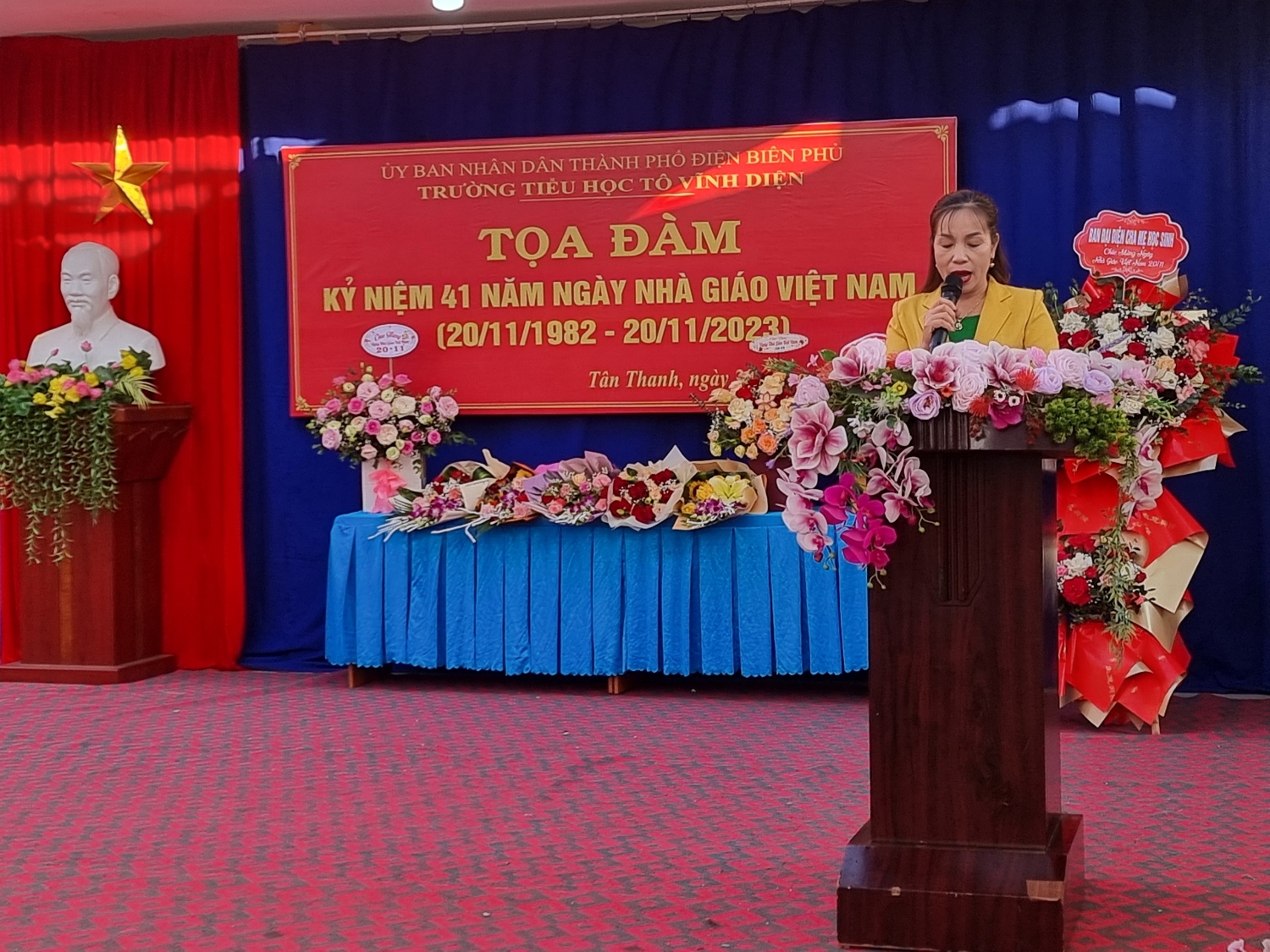 TRƯỜNG TIỂU HỌC TÔ VĨNH DIỆN TỔ CHỨC TỌA ĐÀM KỶ NIỆM 41 NGÀY NHÀ GIÁO VIỆT NAM 20/11/2023
