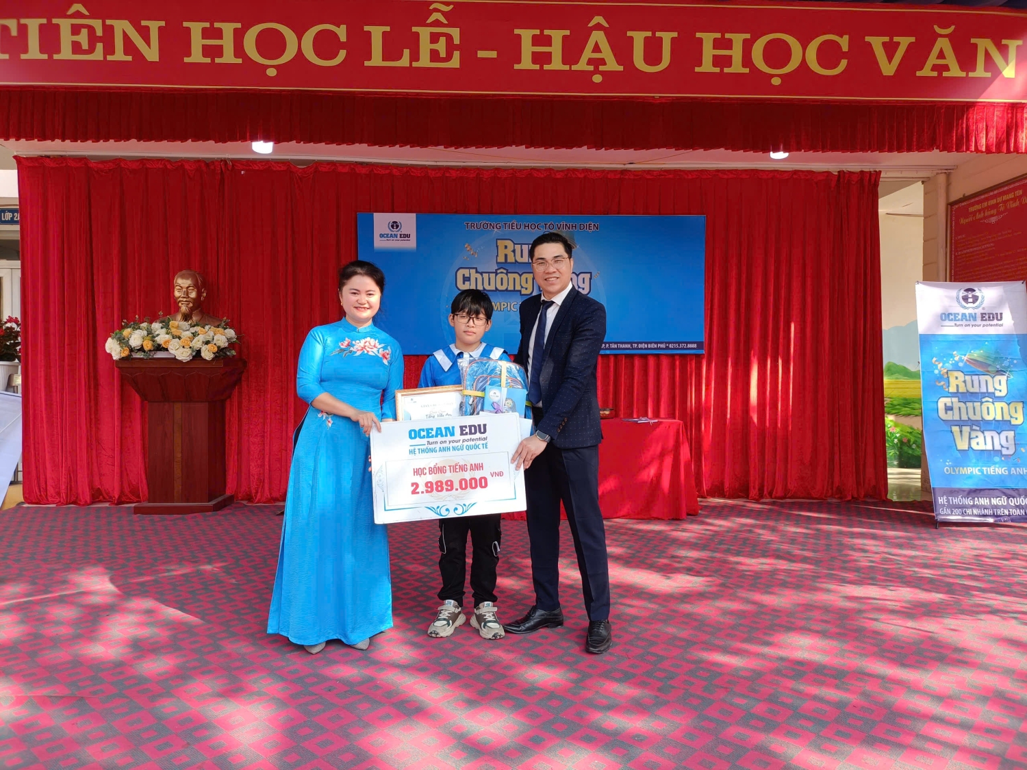 “RUNG CHUÔNG VÀNG OLYMPIC TIẾNG ANH” - SÂN CHƠI  ANH NGỮ BỔ ÍCH VÀ TRÍ TUỆ DÀNH CHO HỌC SINH  TRƯỜNG TIỂU HỌC TÔ VĨNH DIỆN