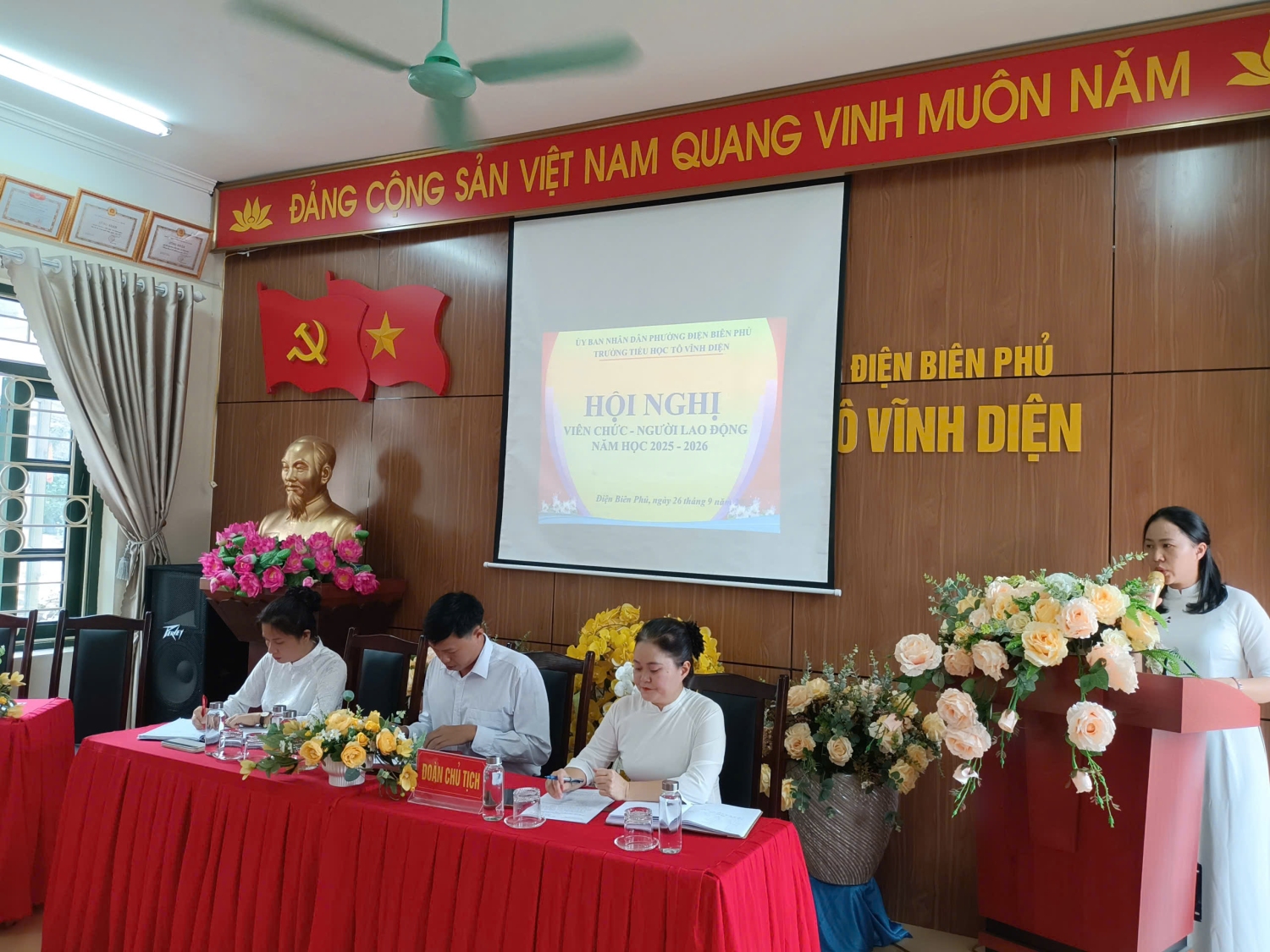 TRƯỜNG TIỂU HỌC TÔ VĨNH DIỆN TỔ CHỨC THÀNH CÔNG HỘI NGHỊ VIÊN CHỨC – NGƯỜI LAO ĐỘNG NĂM HỌC 2025 – 2026